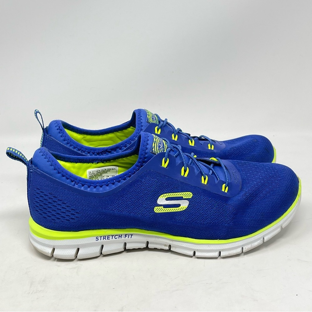 Skechers Glider Stretch Fit Shoes Womens Purple Memory Foam